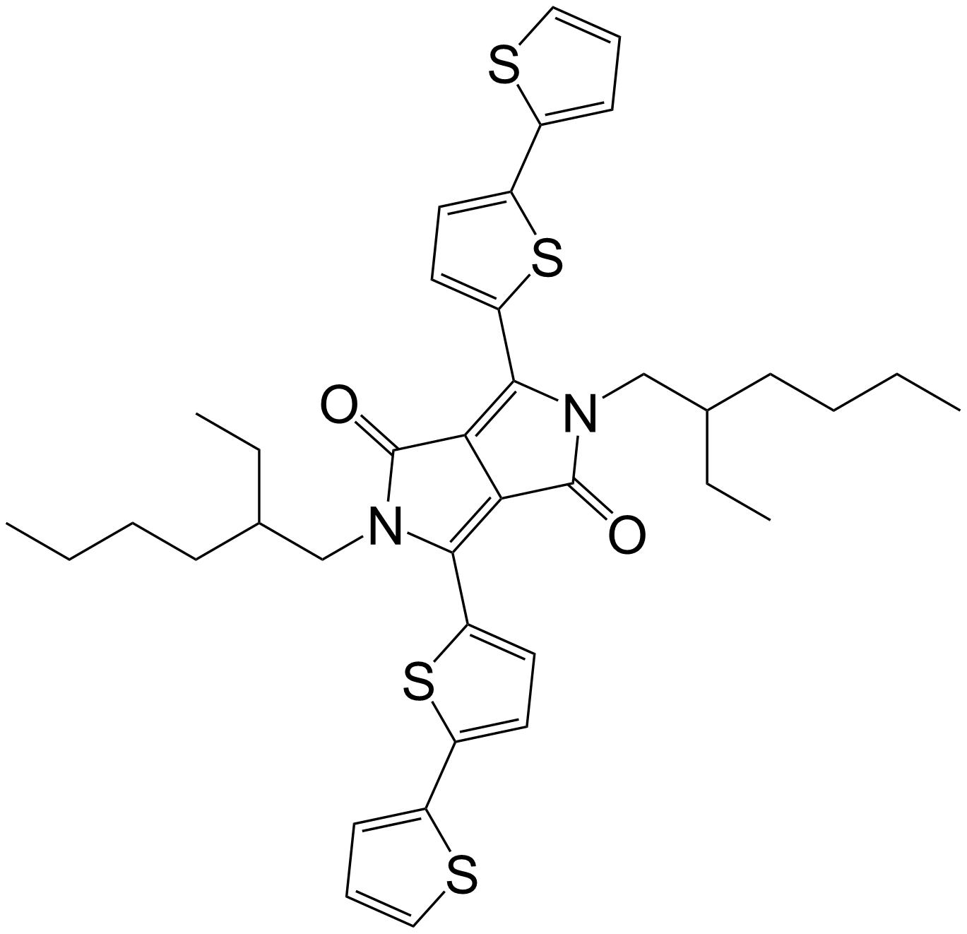 3,6-二(2,2'-联噻吩-5-基)-2,5-双(2-乙基己基)吡咯[3,4-C]吡咯-1,4(2H,5H)-二酮/1269004-56-9